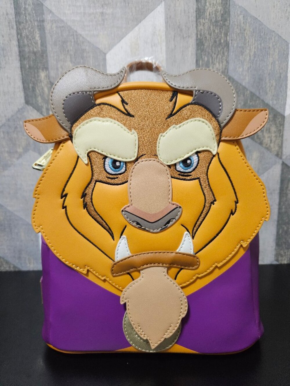 NWT Loungefly Disney Beauty & Beast Winter Beast Cosplay Mini Backpack